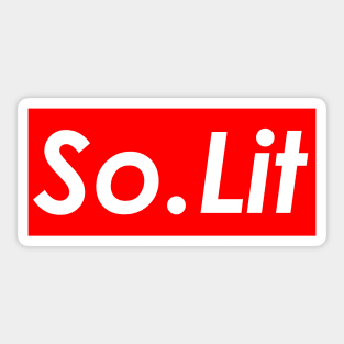 So.Lit (Red) Sticker